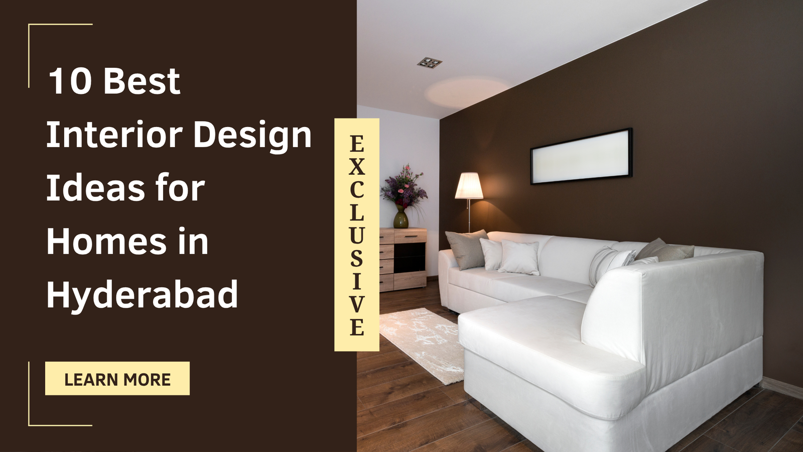 Blog Banner (10 Best Interior Design Ideas for Homes in Hyderabad)